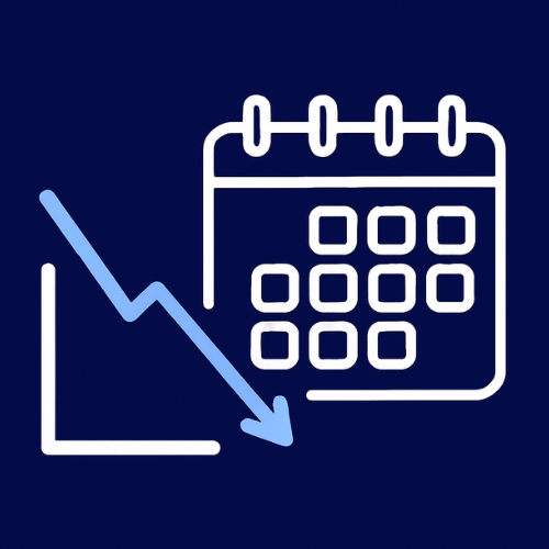 icoon kalender verlies uren handmatig werk offertes en facturen