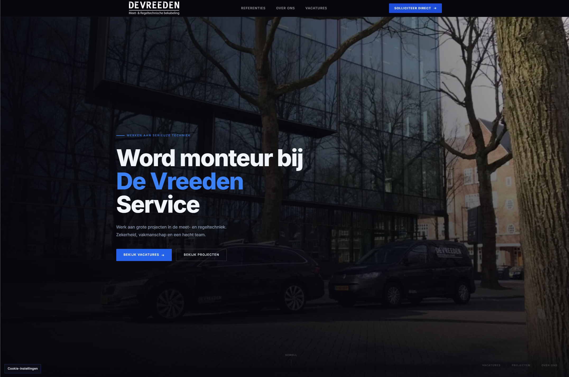 Homepage van devreedenservice.nl